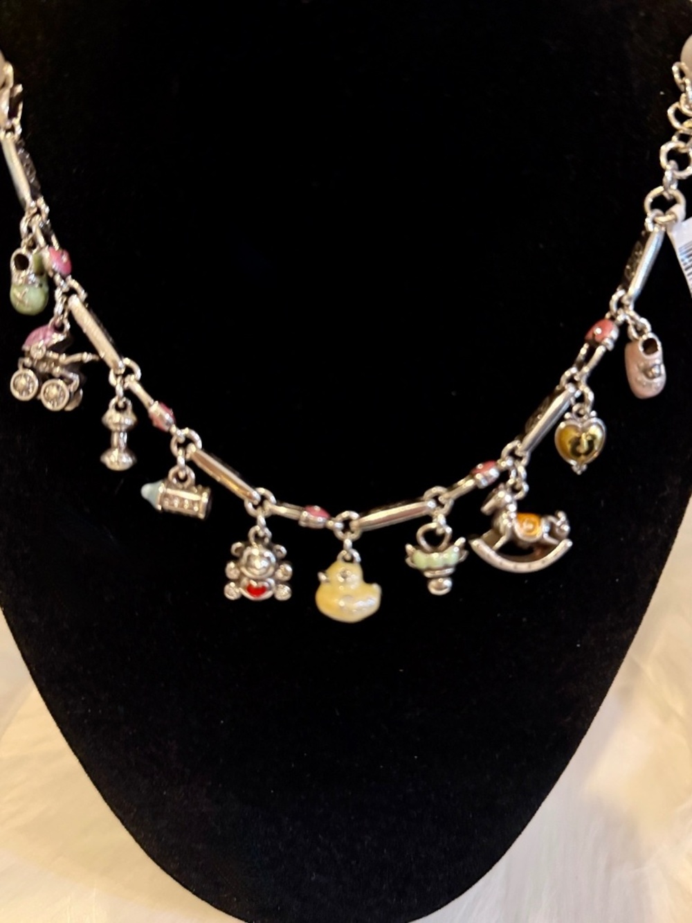 🐥🆕 Brighton Baby Love Charm Bracelet NWT  Simply Adorable